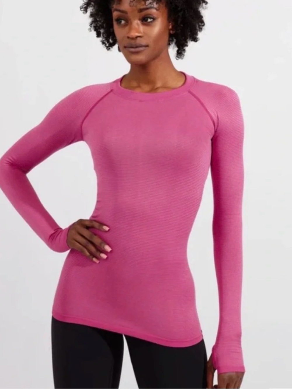 BuffBunny Synergy Seamless Open Back Long Sleeve Top